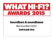 WHAT HI-FI AWARD 2015 for DALI KUBIK ONE sound system.